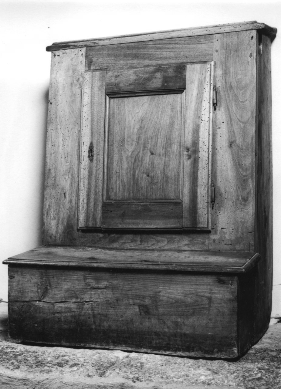 inginocchiatoio, serie - bottega ossolana (prima metà sec. XIX)