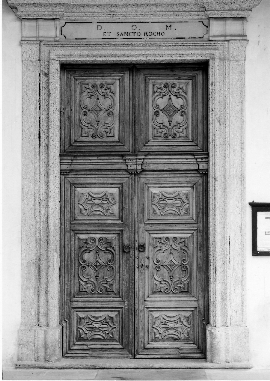 portale, opera isolata - bottega ossolana (metà sec. XVIII)