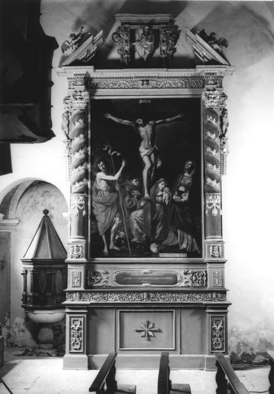 motivi decorativi (altare, opera isolata) - bottega ossolana (seconda metà sec. XVII)