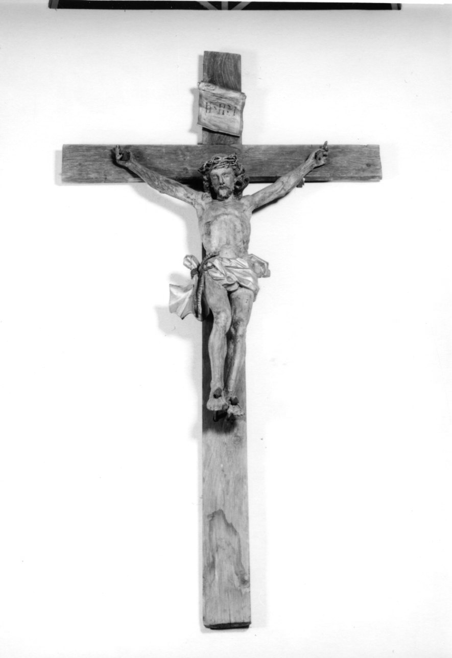 Cristo crocifisso (crocifisso, opera isolata) - bottega ossolana (seconda metà sec. XVII)