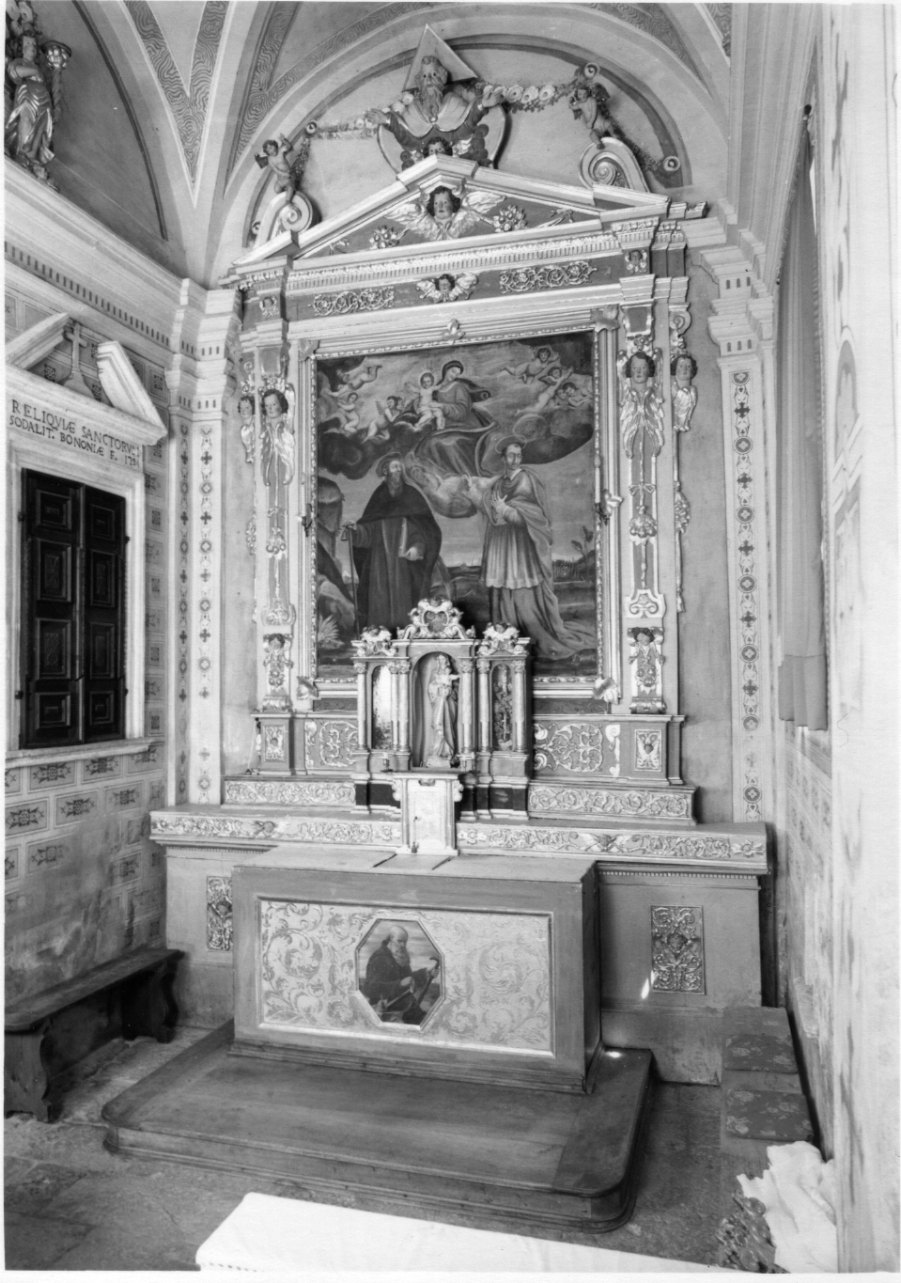 altare maggiore, opera isolata - bottega ossolana (fine/inizio secc. XVII/ XVIII)