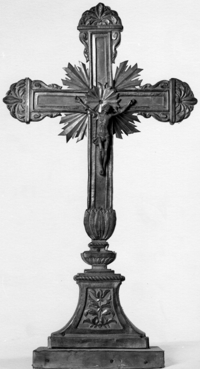 Cristo crocifisso dolente (croce d'altare, opera isolata) - bottega italiana (primo quarto sec. XIX)