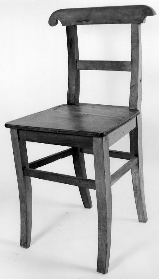 sedia, opera isolata - bottega ossolana (prima metà sec. XIX)