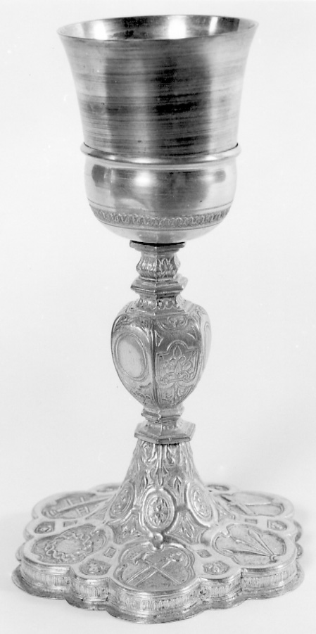 calice, opera isolata - bottega ossolana (prima metà, seconda metà sec. XVII, sec. XIX)