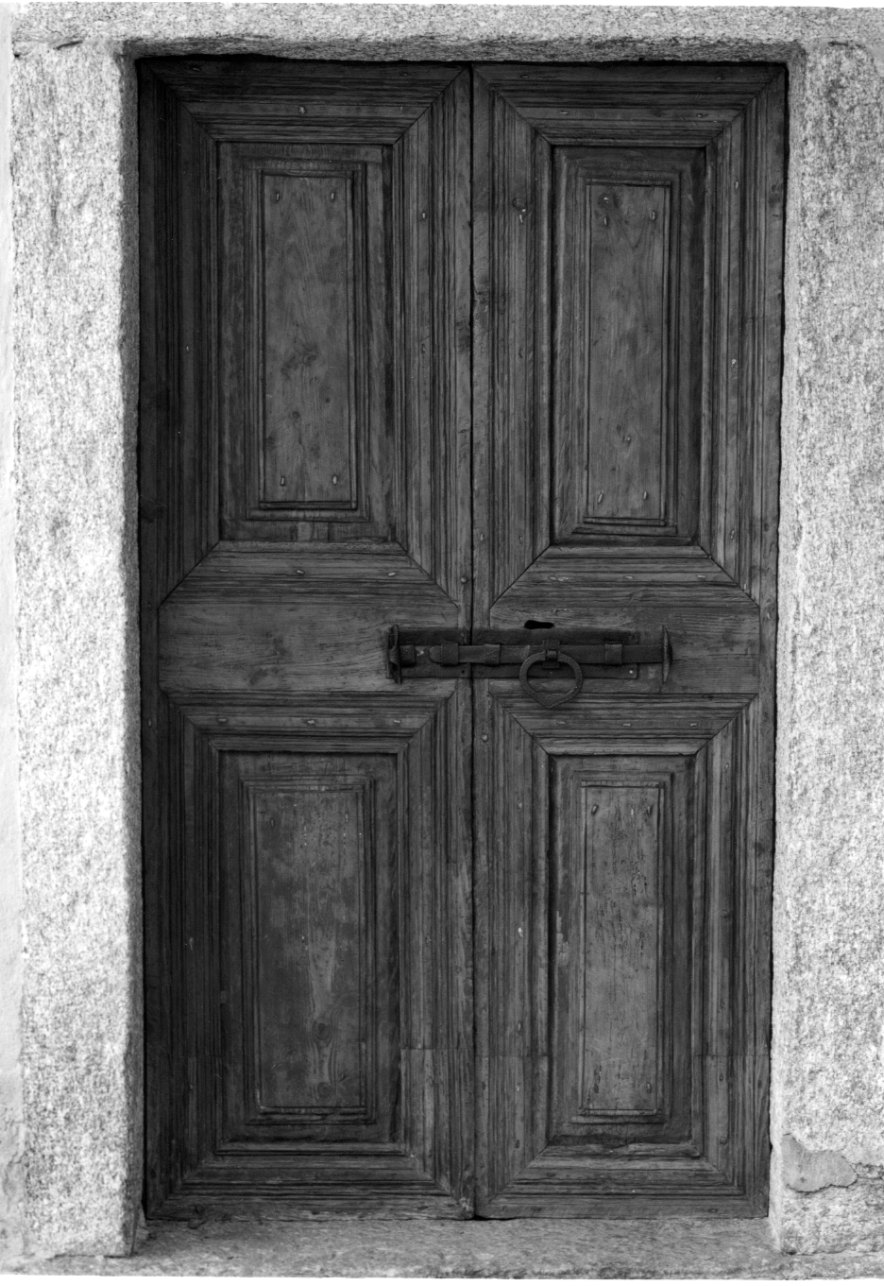 portone - a due battenti, opera isolata - bottega ossolana (metà sec. XVII)