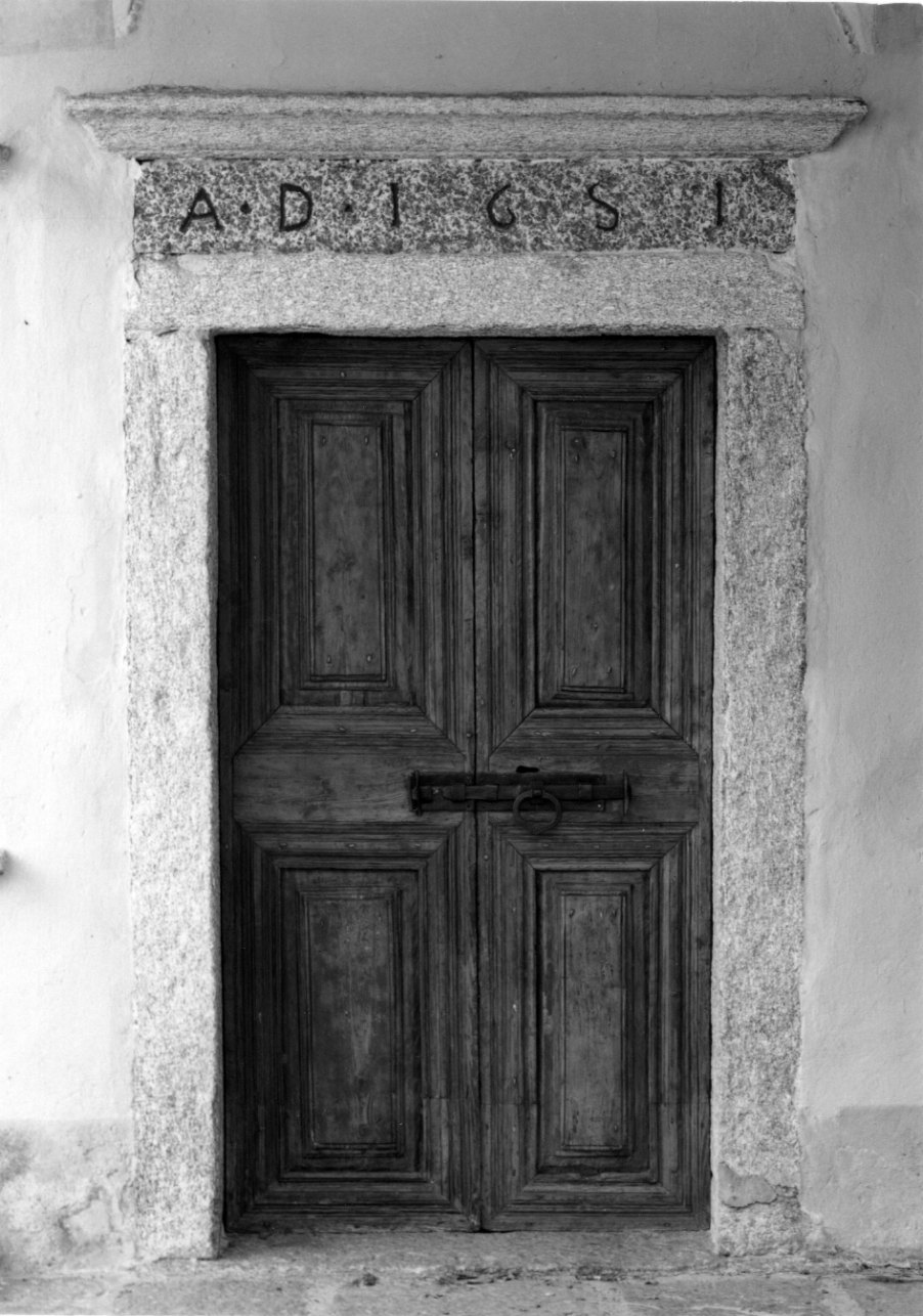 portale, opera isolata - bottega ossolana (metà sec. XVII)