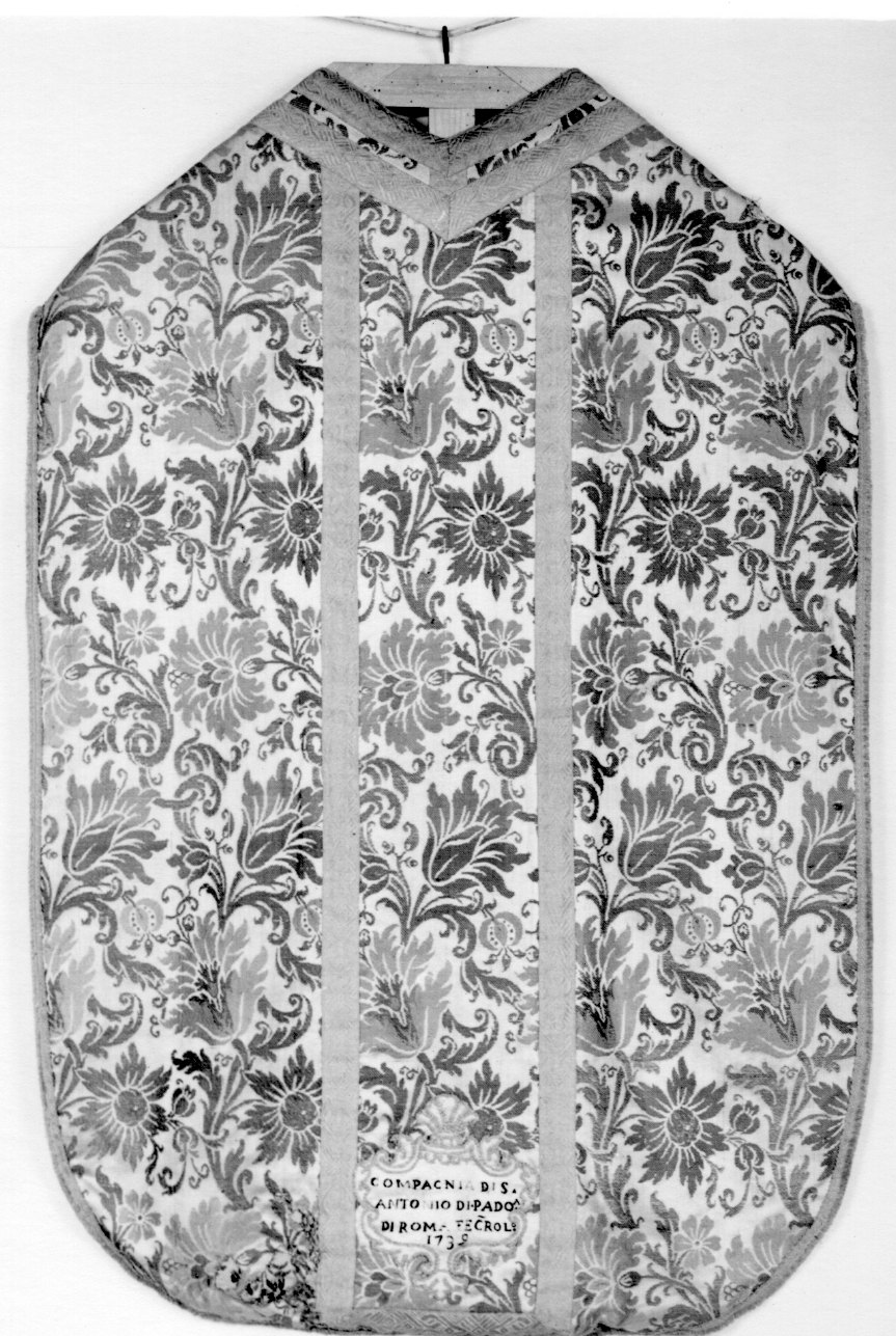 paramento liturgico, insieme - manifattura Italia centrale (secondo quarto sec. XVIII)