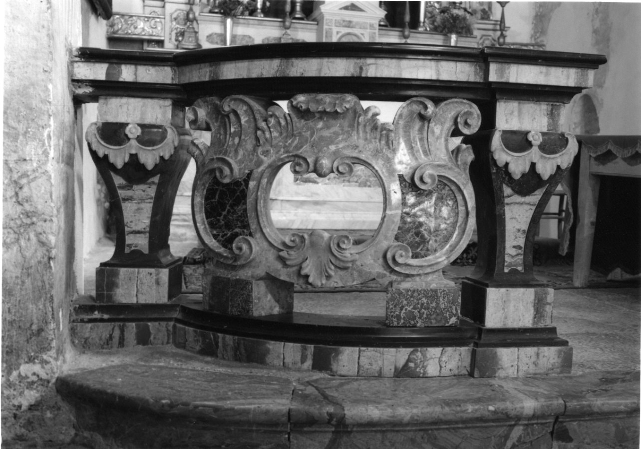 balaustrata, opera isolata - bottega lombarda (prima metà sec. XVIII)