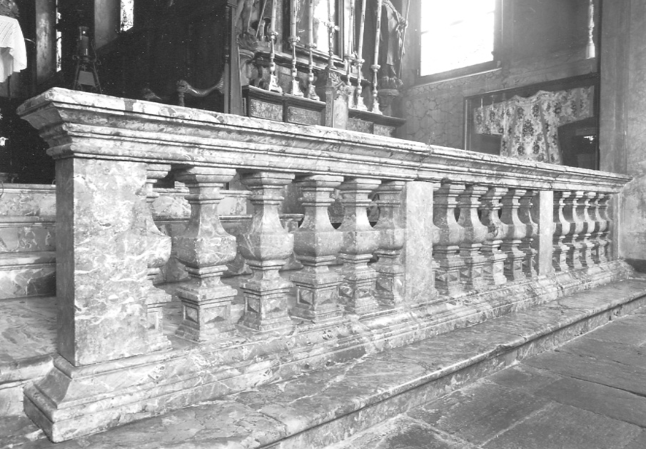 balaustrata, opera isolata - bottega della Val Ceresio (metà sec. XVII)