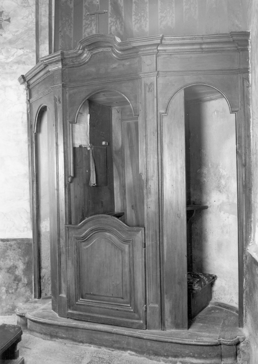 confessionale, opera isolata - ambito della Valstrona (fine sec. XVIII)