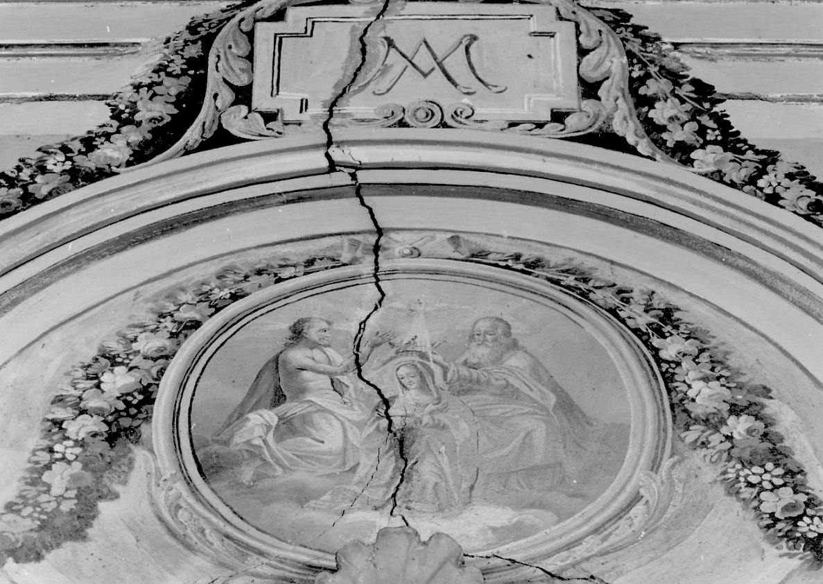 incoronazione di Maria Vergine (dipinto) di Peracino Defendente (primo quarto sec. XIX)