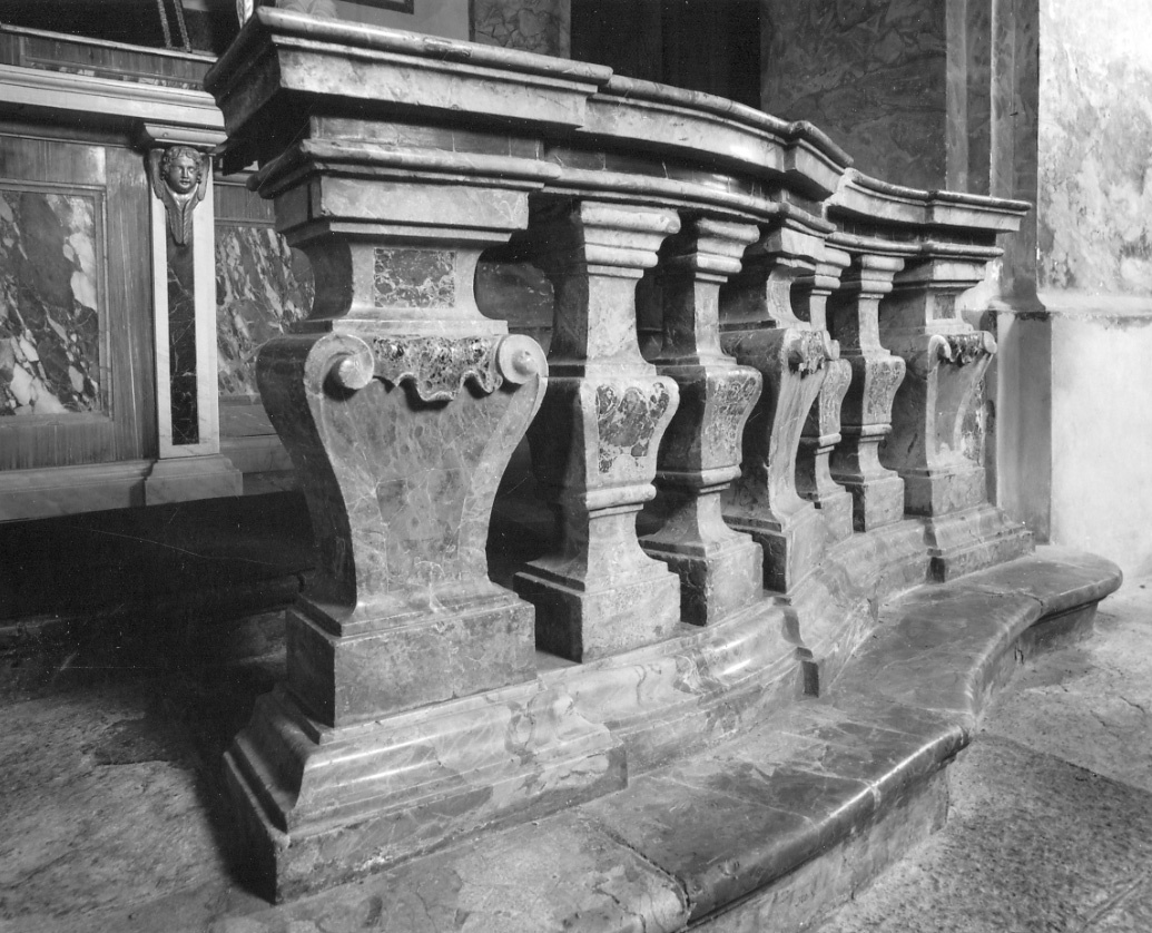 balaustrata, serie - ambito piemontese (metà sec. XVIII)