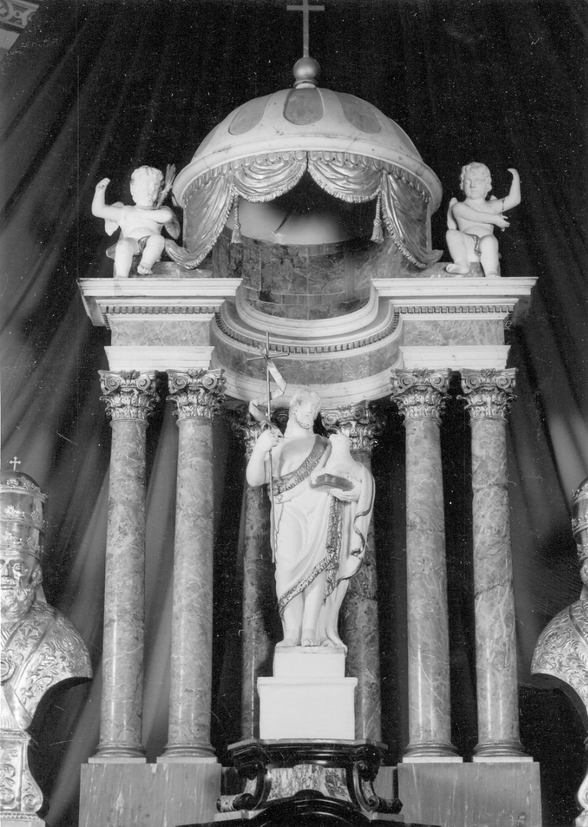 San Giovanni Battista (tronetto per esposizione eucaristica) - ambito piemontese (fine sec. XVIII)