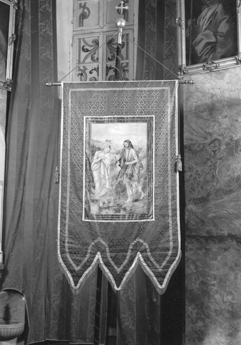 stendardo processionale, opera isolata - ambito piemontese (sec. XVII, sec. XIX)