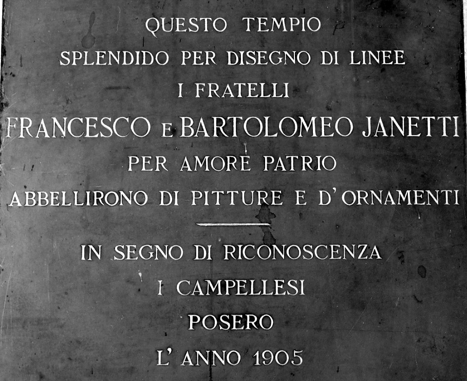 lapide documentaria, opera isolata - ambito piemontese (sec. XX)