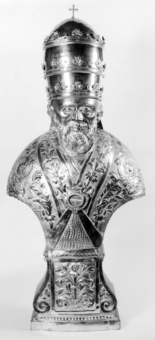 reliquiario - a busto, serie - ambito italiano (sec. XIX)