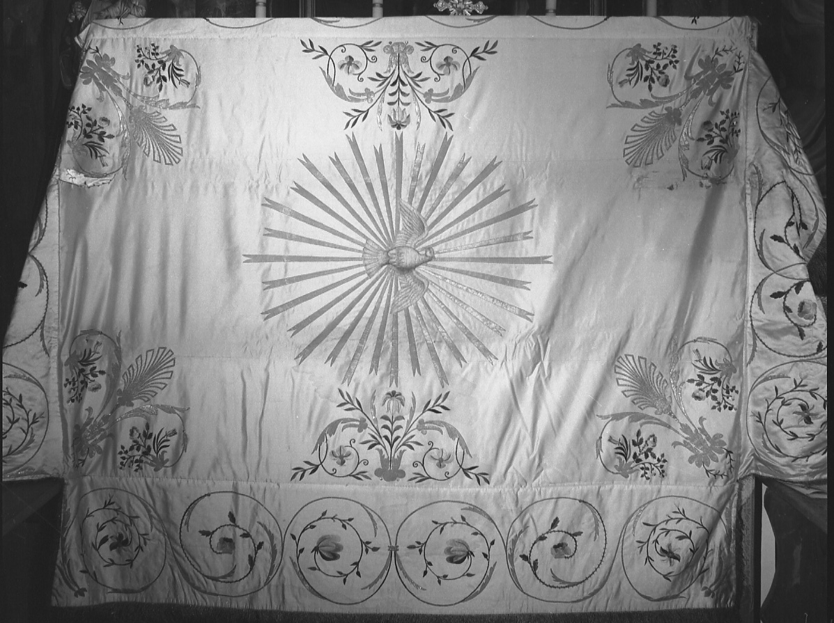 drappellone del baldacchino processionale - manifattura Italia settentrionale (secondo quarto sec. XIX)