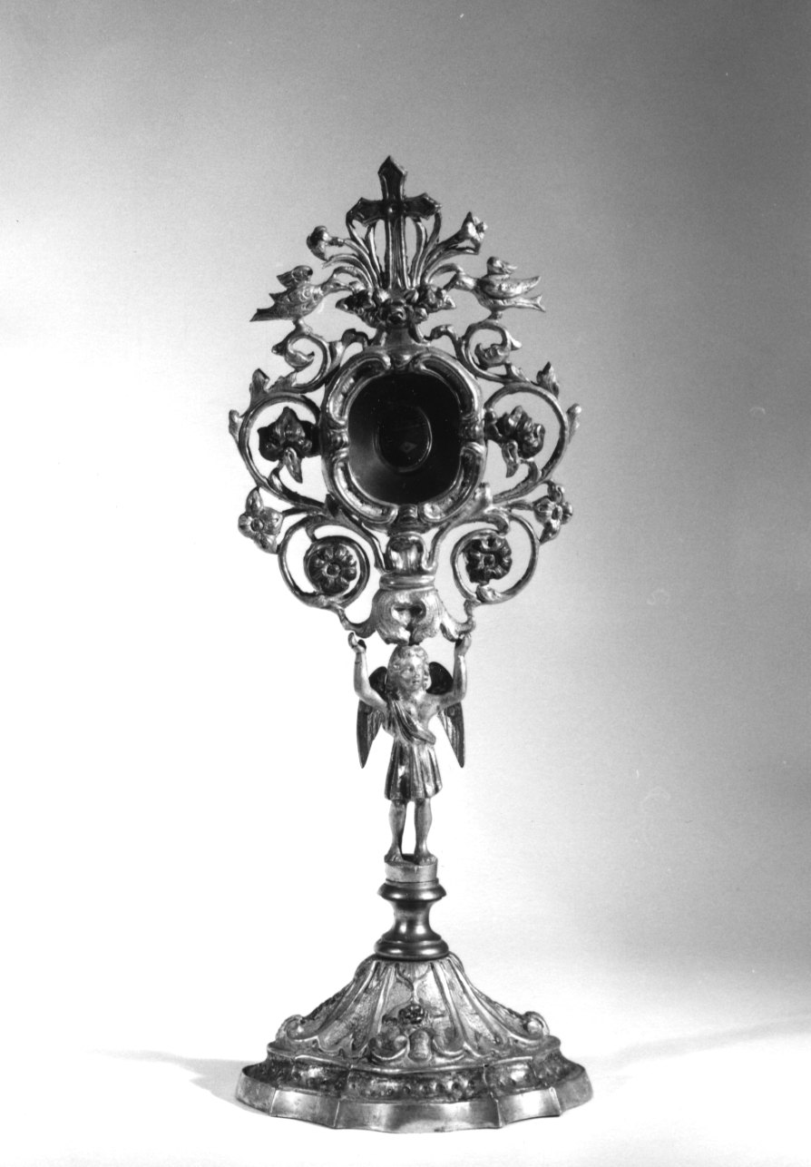 reliquiario - a ostensorio, opera isolata - bottega Italia settentrionale (primo quarto sec. XX)