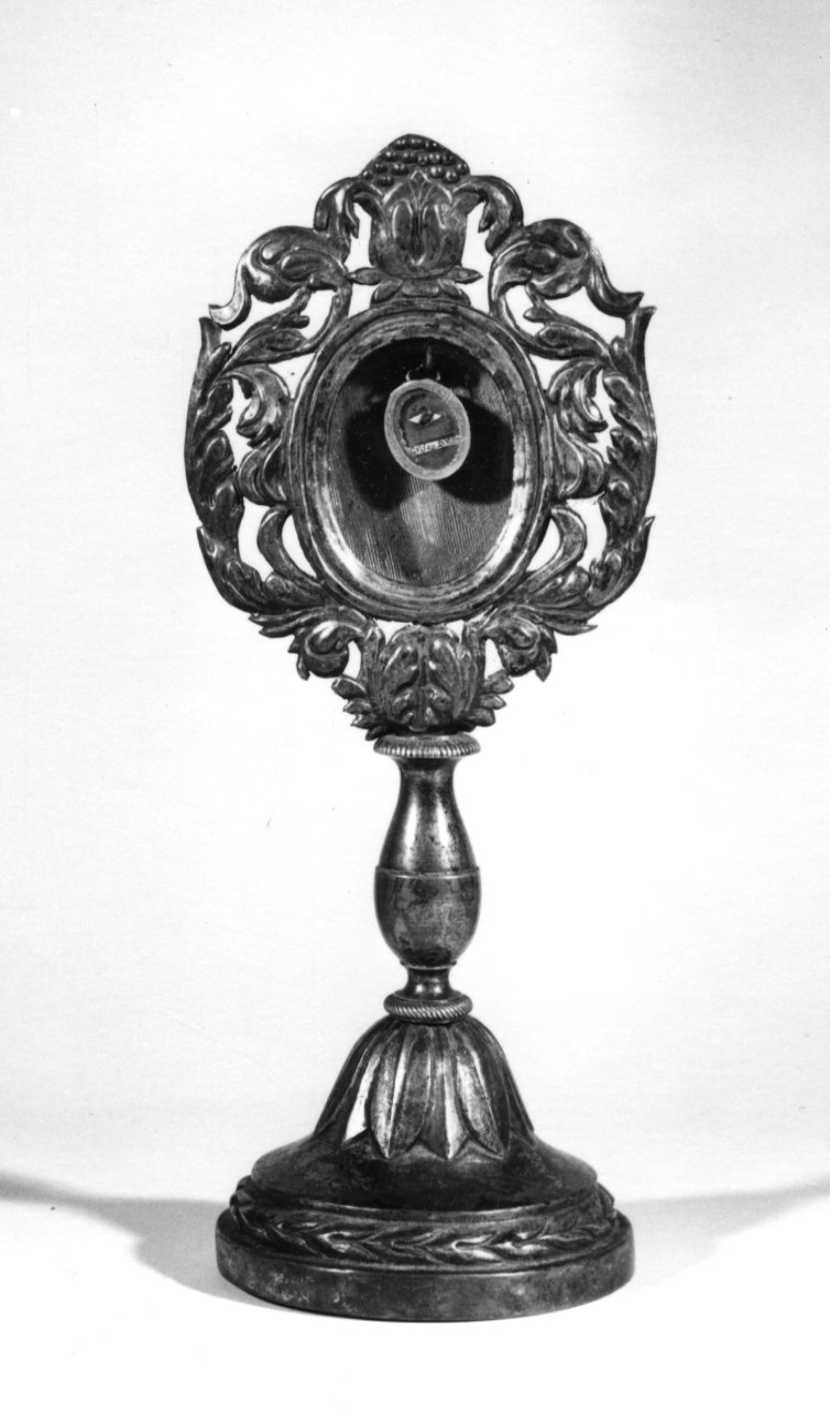 reliquiario - a ostensorio, opera isolata - bottega Italia settentrionale (ultimo quarto sec. XVIII)
