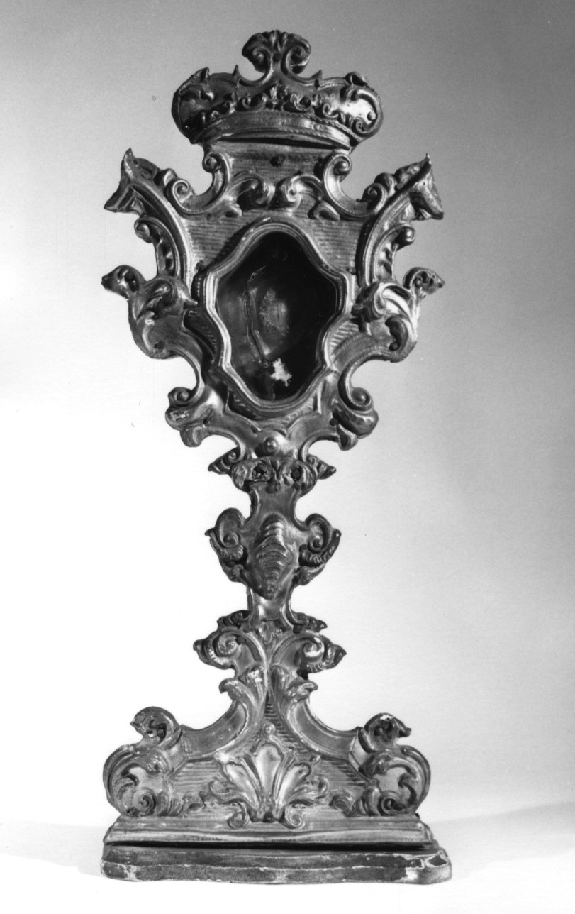 reliquiario - a ostensorio, opera isolata - bottega Italia settentrionale (metà sec. XVIII)