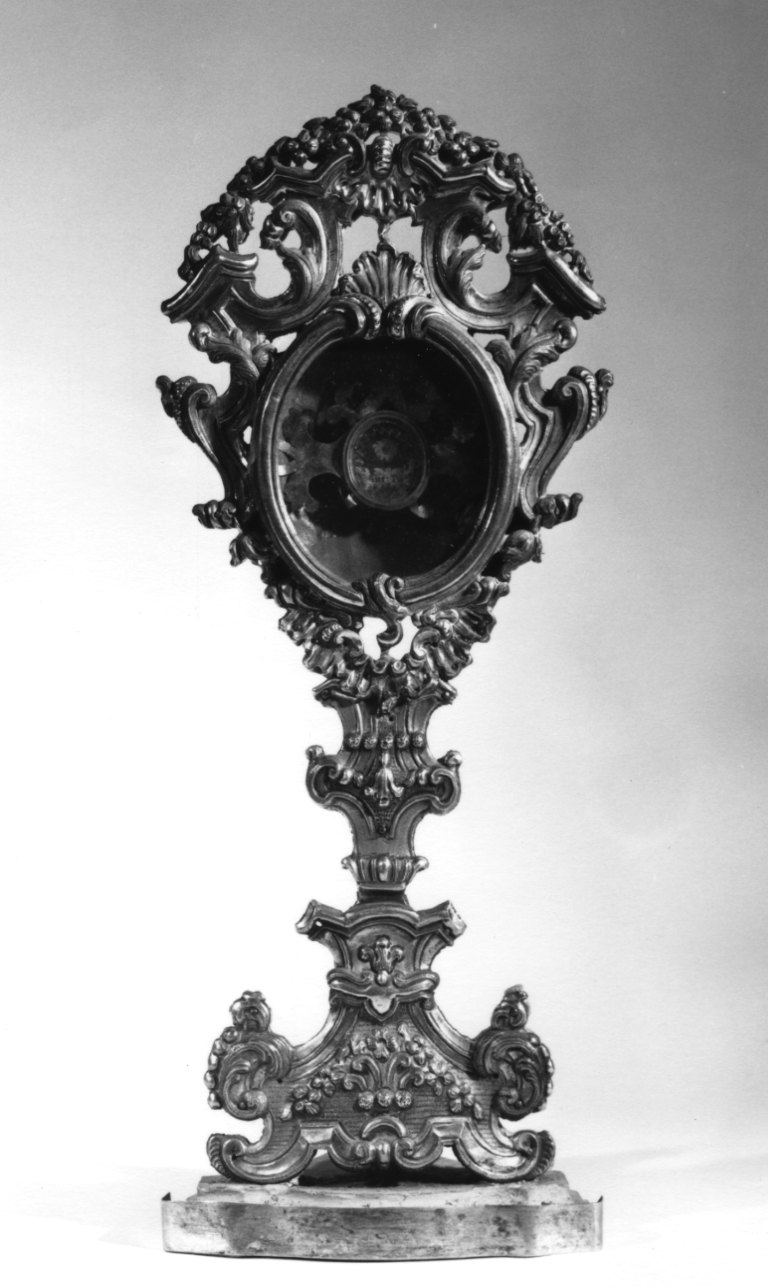 reliquiario - a ostensorio, opera isolata - bottega Italia settentrionale (ultimo quarto sec. XVIII)