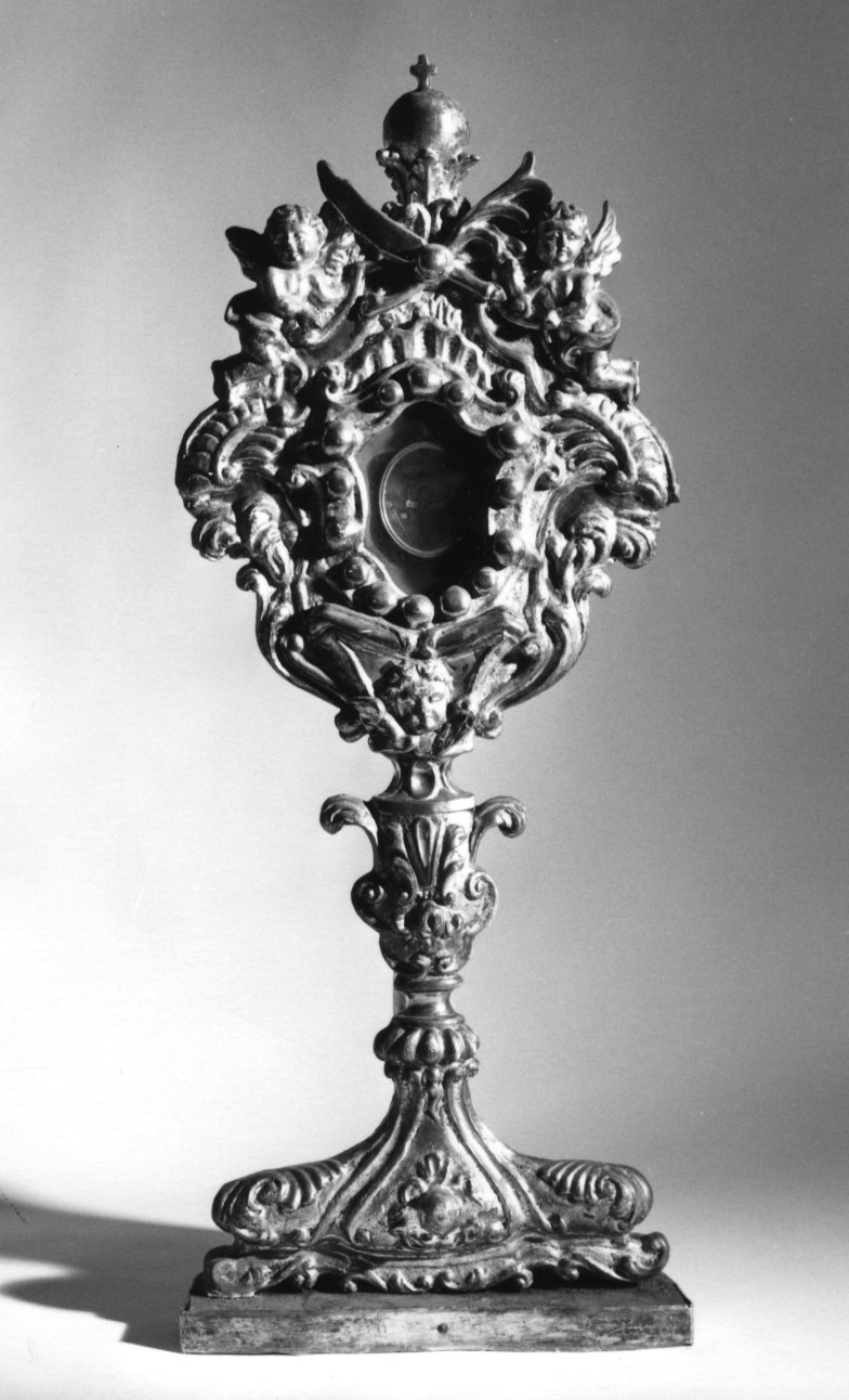 reliquiario - a ostensorio, opera isolata - bottega Italia settentrionale (secondo quarto sec. XVIII)