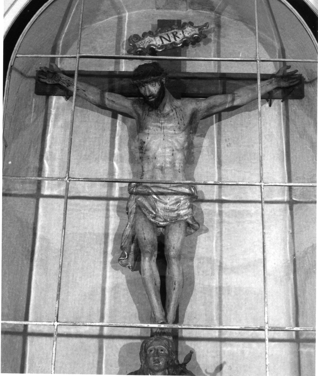 Cristo crocifisso (croce da parete, opera isolata) - bottega lombardo-piemontese (metà sec. XVII)