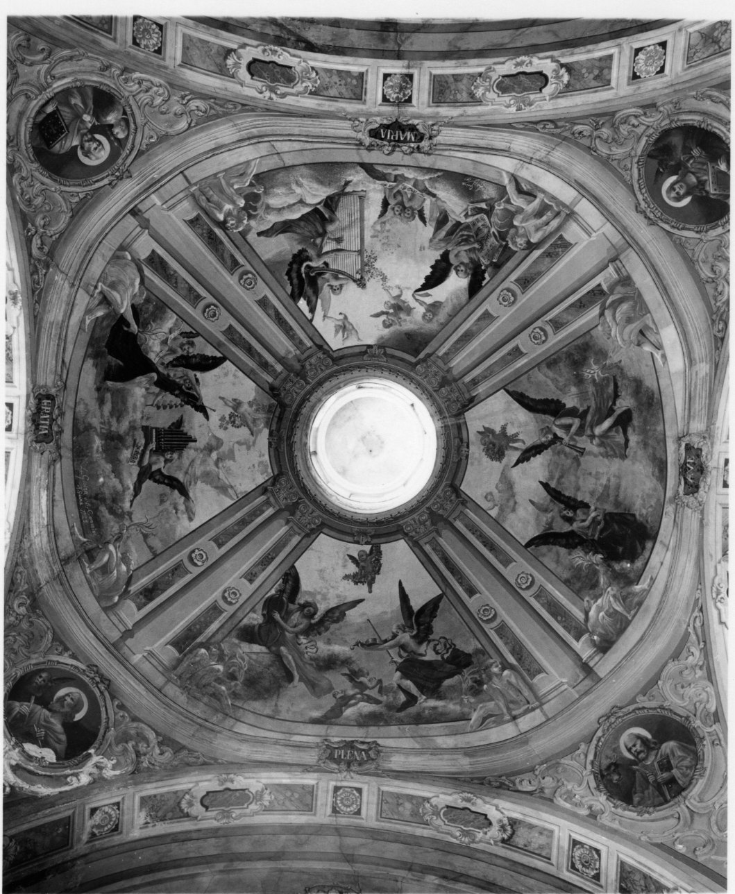 angeli musicanti (dipinto, opera isolata) di Gioira Luigi, Carmine B (prima metà sec. XX)