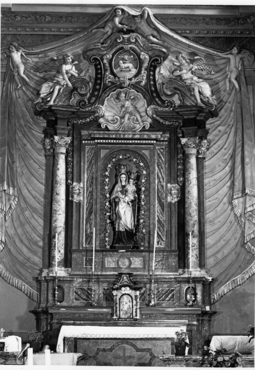 altare maggiore, opera isolata - bottega lombardo-piemontese (terzo quarto, secondo quarto sec. XVIII, sec. XX)