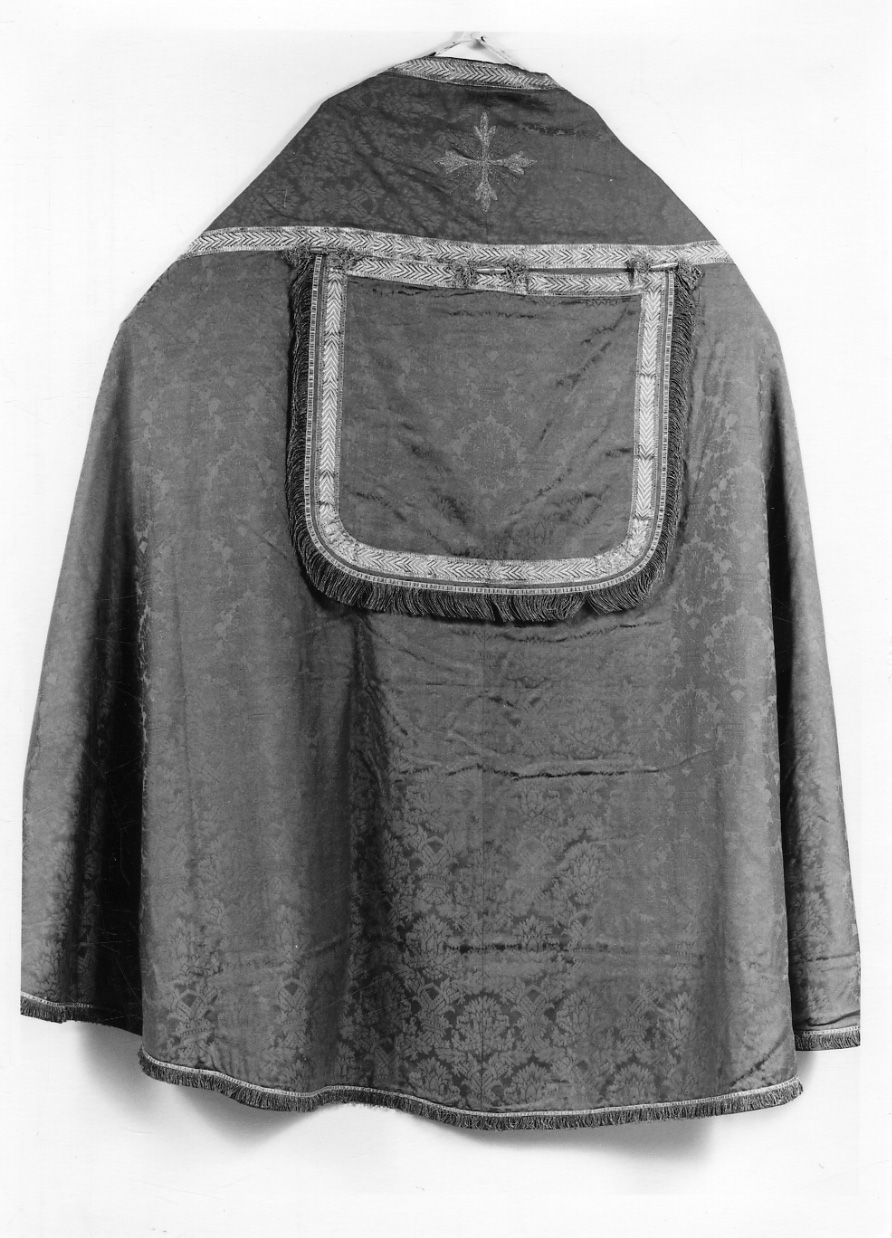 piviale, opera isolata - manifattura italiana (seconda metà sec. XIX)