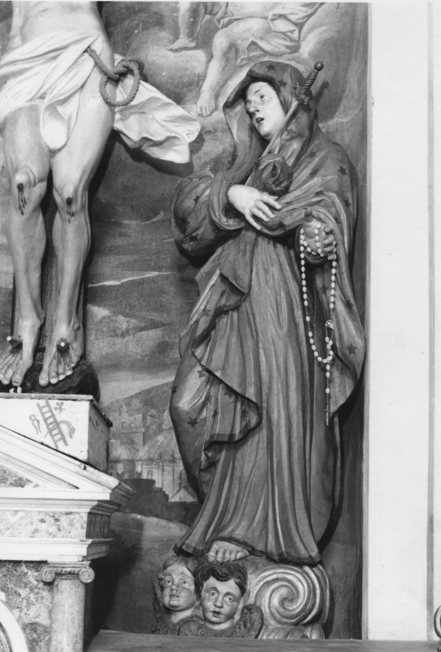Madonna Addolorata (scultura, opera isolata) - ambito novarese (primo quarto sec. XVIII)