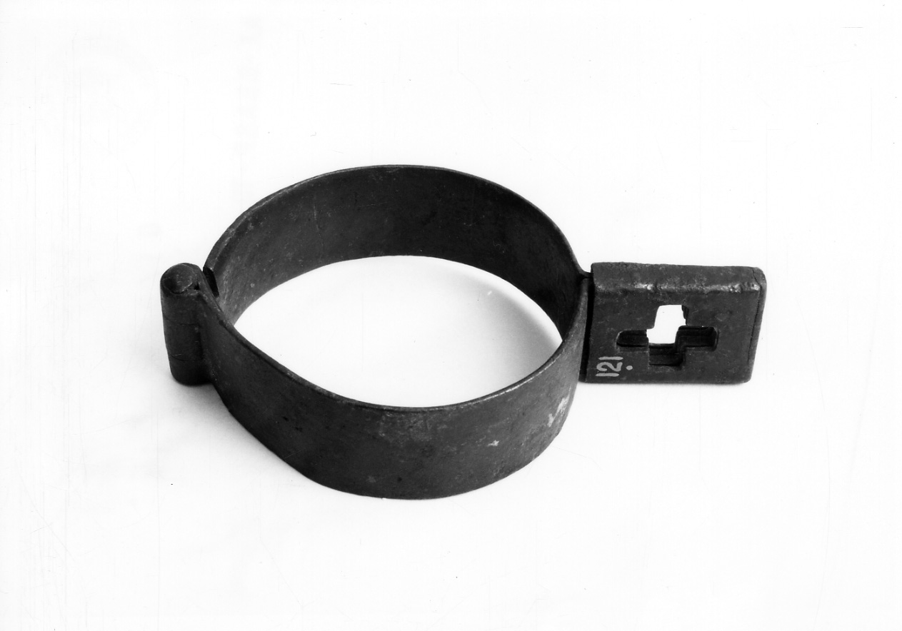 ferro da carcerato, opera isolata - ambito italiano (sec. XIX)