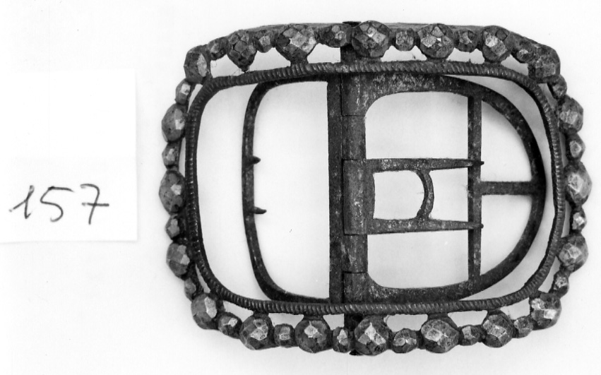 fibbia, opera isolata - ambito Italia settentrionale (sec. XVIII)