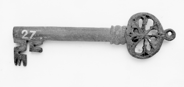 chiave, opera isolata - ambito Italia settentrionale (secc. XVI/ XVII)