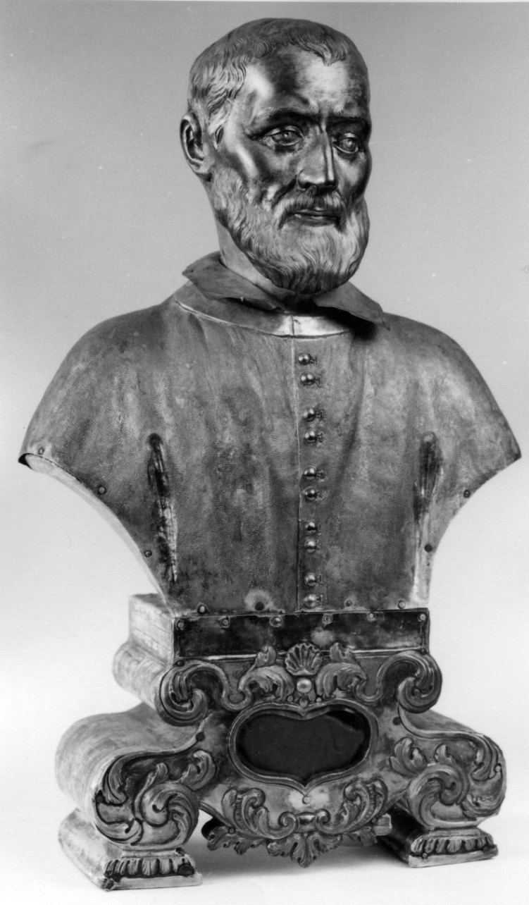 San Filippo Neri (reliquiario - a busto, opera isolata) - ambito lombardo (fine/inizio secc. XVII/ XVIII)