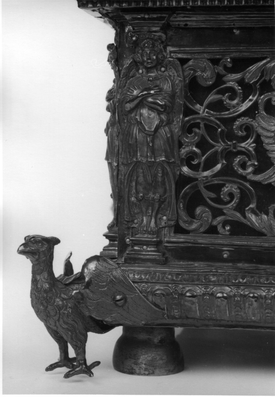 aquila (scultura, elemento d'insieme) - ambito vercellese (fine/inizio secc. XVI/ XVII)