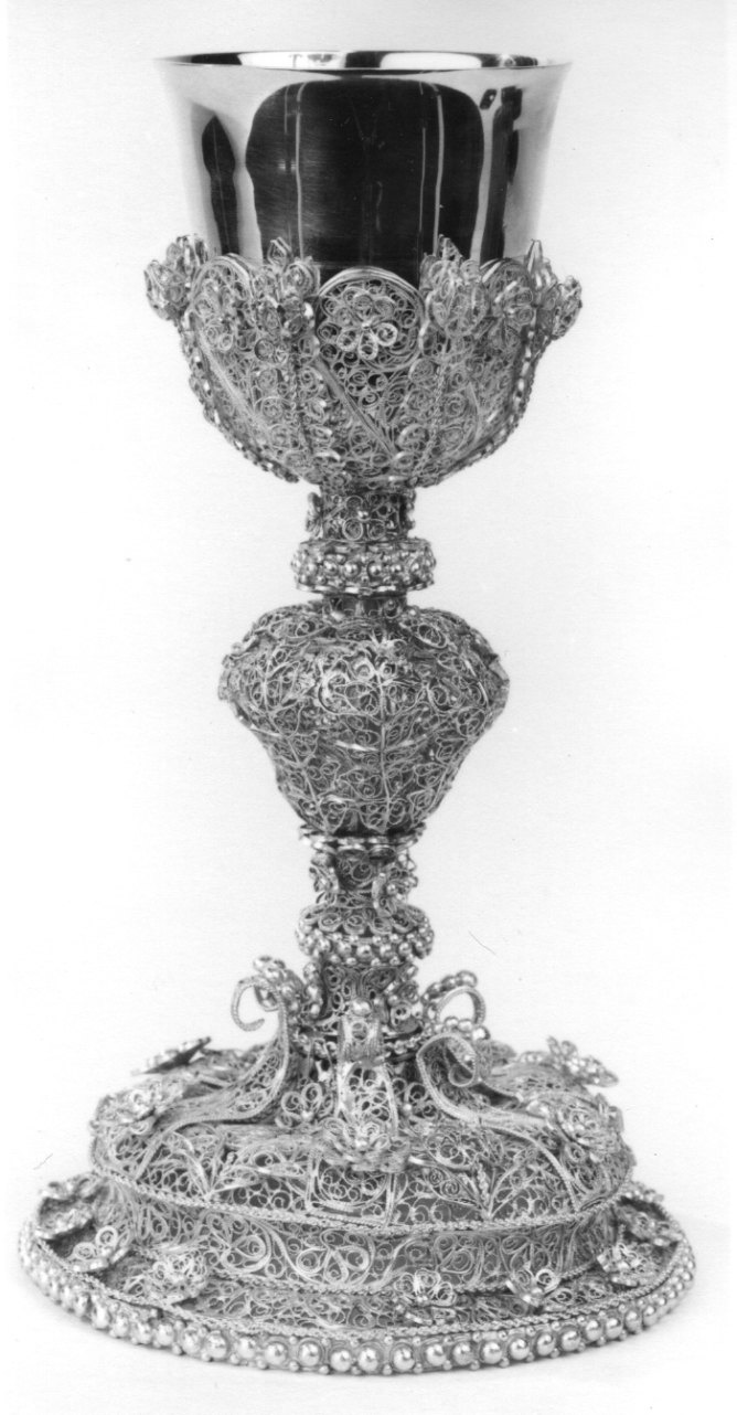 calice, opera isolata - ambito vercellese (seconda metà sec. XVIII)