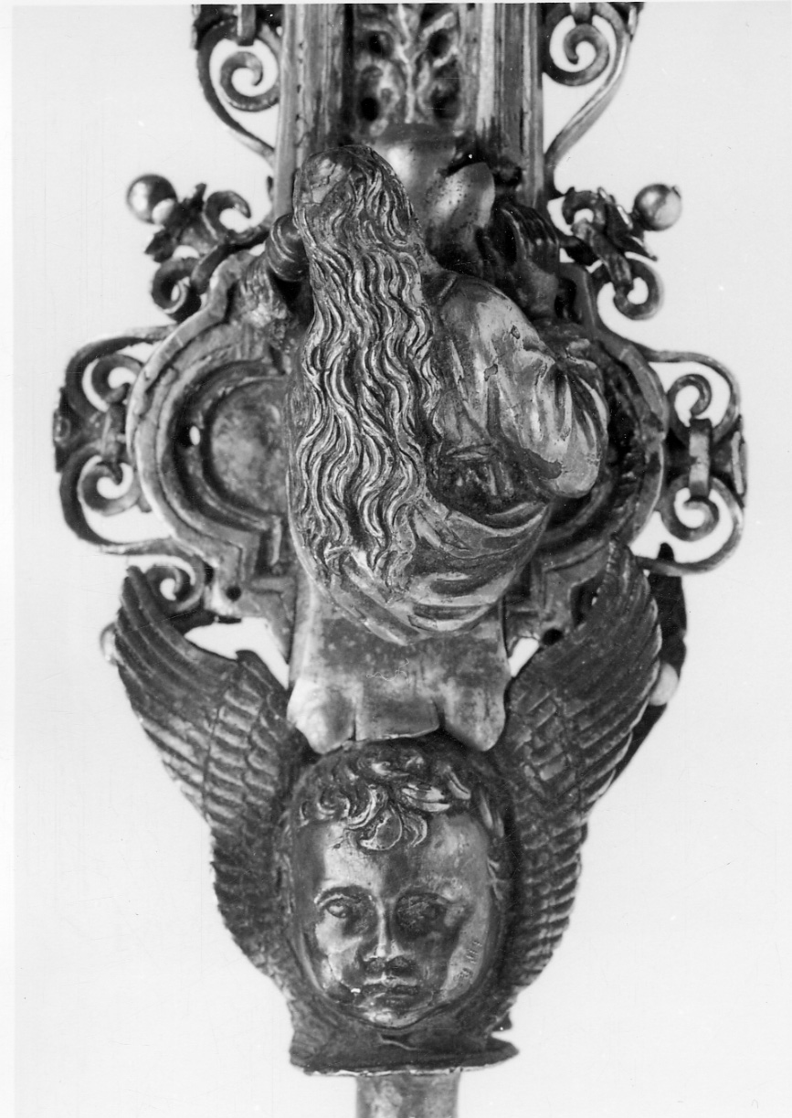 Santa Maria Maddalena (placchetta di croce processionale, elemento d'insieme) - ambito italiano (primo quarto sec. XVI)