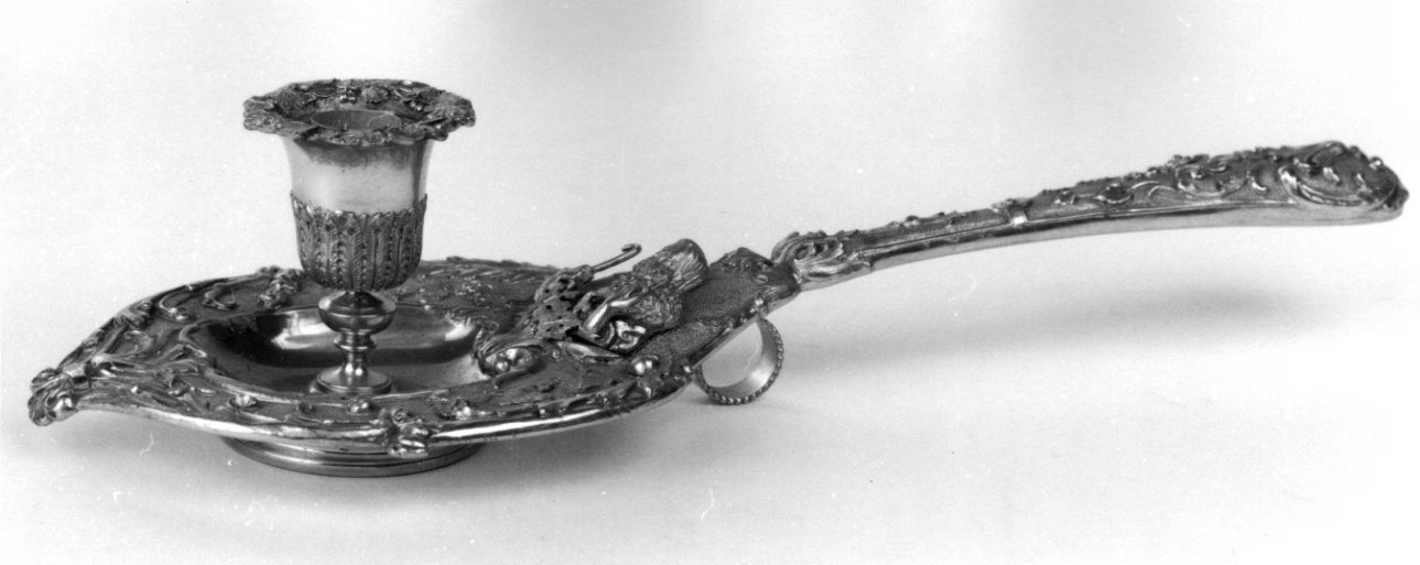 Cristo (palmatoria, opera isolata) - ambito vercellese (?) (seconda metà sec. XIX)