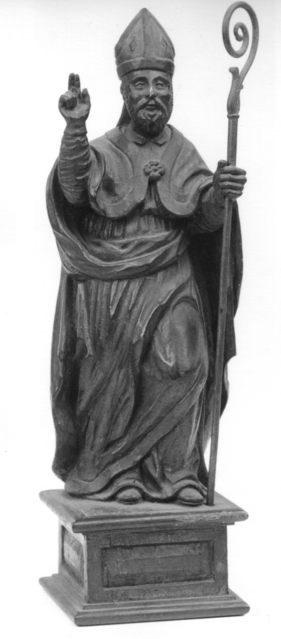 Sant'Eusebio (statuetta devozionale, opera isolata) - ambito vercellese (fine/inizio secc. XIX/ XX)