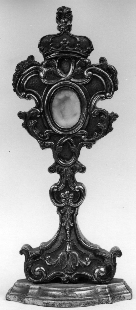 reliquiario - a ostensorio, opera isolata - ambito vercellese (fine sec. XIX)