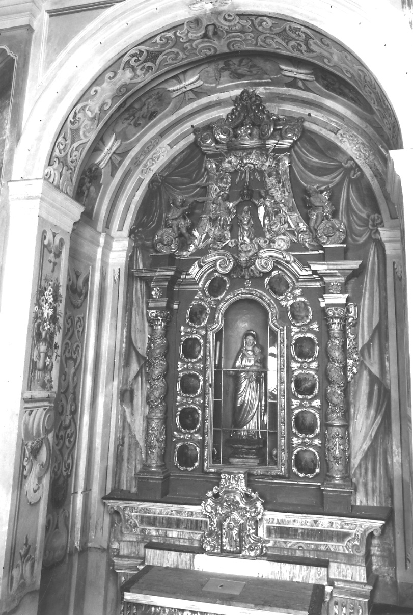 angeli e motivi decorativi fitomorfi (decorazione pittorica, opera isolata) di Greggio Giovanni Battista (attribuito) (prima metà sec. XVIII)