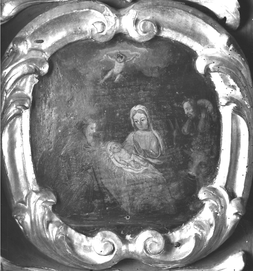natività di Gesù (formella, elemento d'insieme) di Peretti (sec. XVIII)