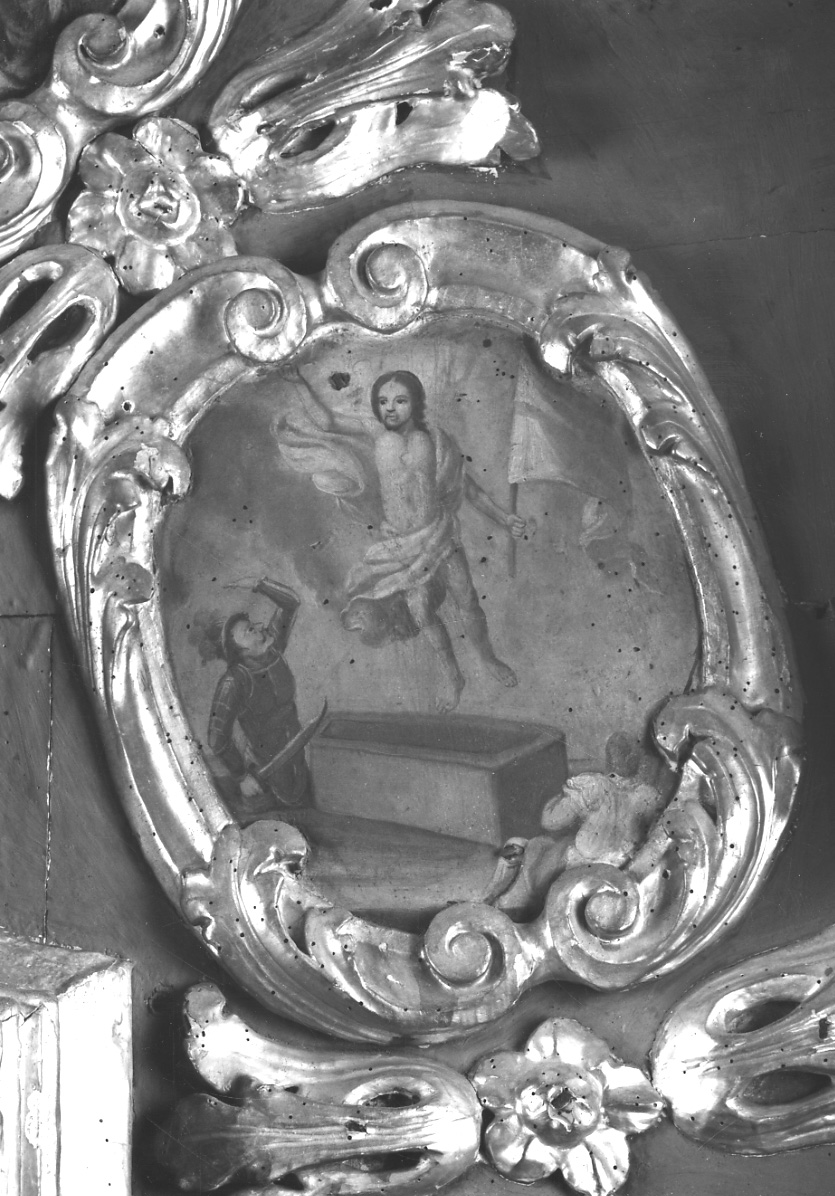 resurrezione di Cristo (formella, elemento d'insieme) di Peretti (sec. XVIII)