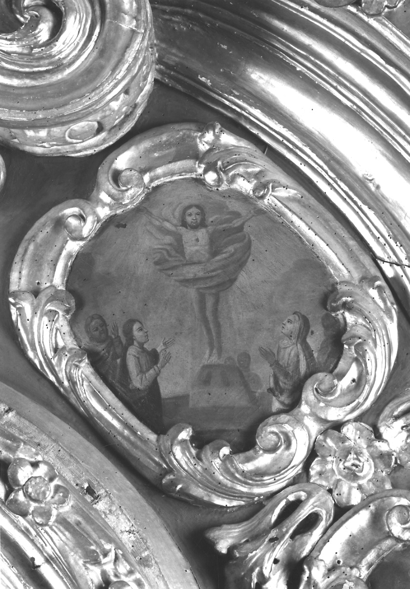 ascensione di Cristo (formella, elemento d'insieme) di Peretti (sec. XVIII)