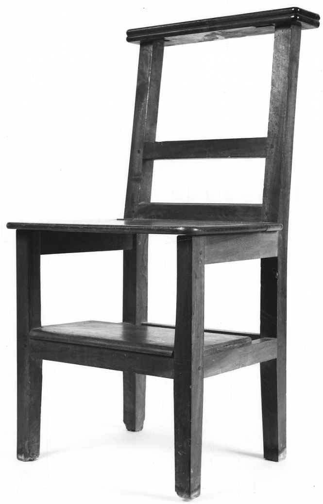 sedia-inginocchiatoio, opera isolata - ambito biellese (primo quarto sec. XX)