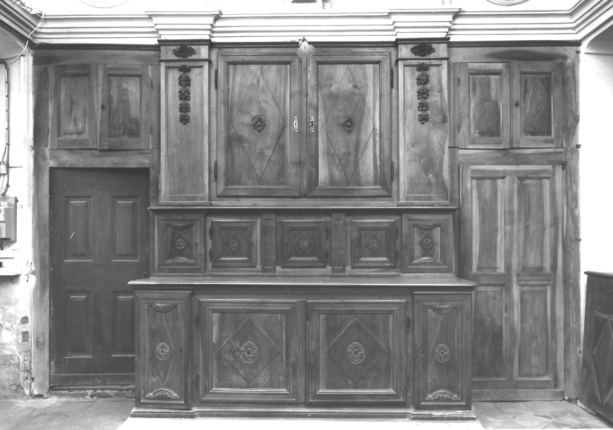 armadio da sacrestia, opera isolata di Borrione G (sec. XIX)