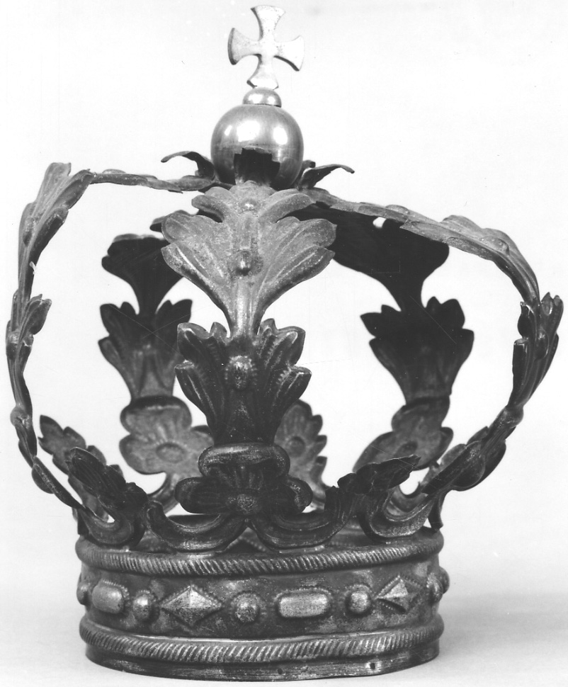 corona da statua, opera isolata - ambito piemontese (seconda metà sec. XVIII)