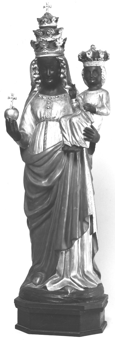 Madonna di Oropa con il Bambino (statua, opera isolata) - ambito biellese (sec. XX)