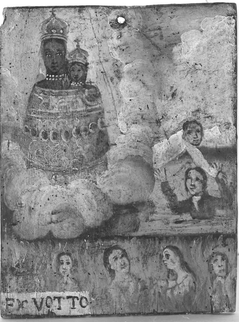 Madonna di Loreto intercede per le anime purganti (ex voto, opera isolata) - ambito biellese (seconda metà sec. XVIII)